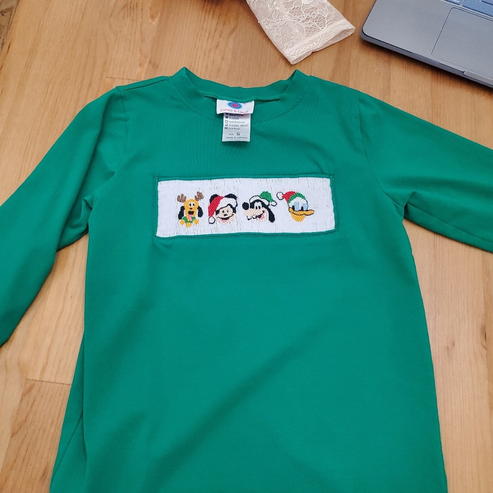Disney Smocked Long Sleeve